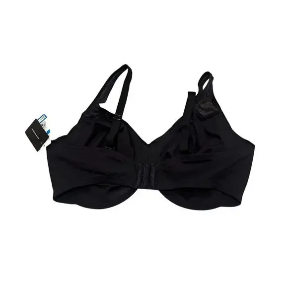 Wacoal Women's Body By 2.0 Mesh-Detail Underwire Bra Black Size 38DDD NWT